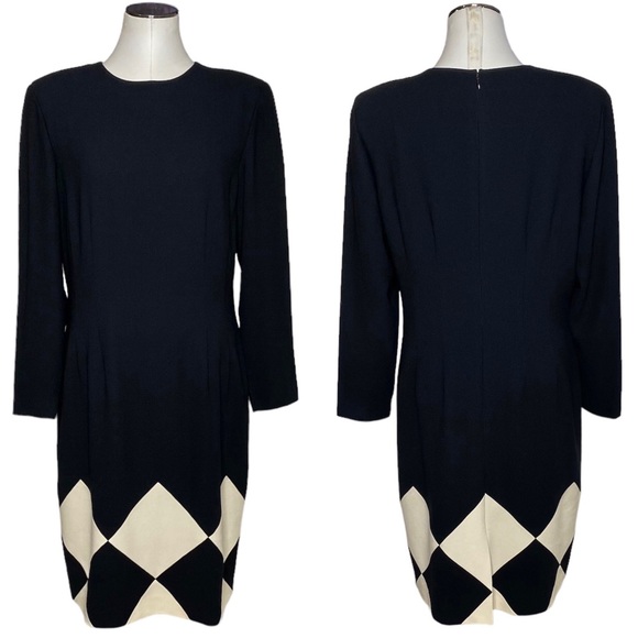 Liz Claiborne Dresses Vintage Liz Claiborne Argyle Hem Midi Dress